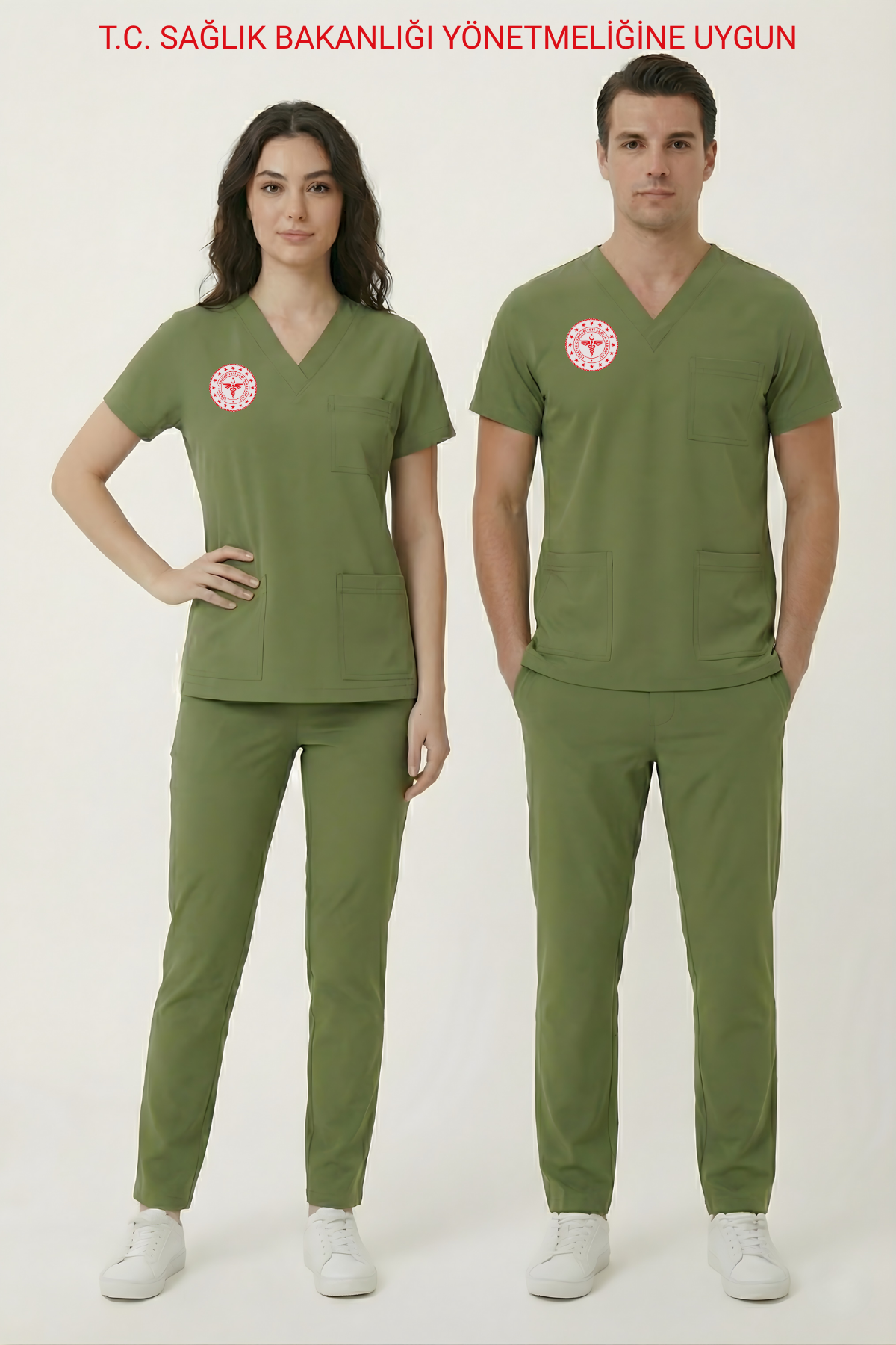 Eczacı Forması Likralı Scrubs Takım