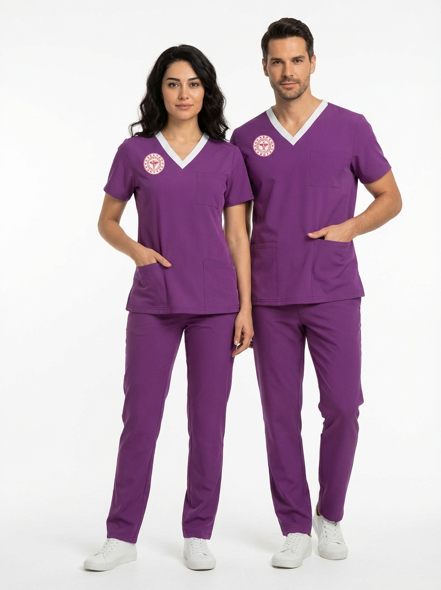 Sorumlu Ebe Forması Likralı Scrubs Takım